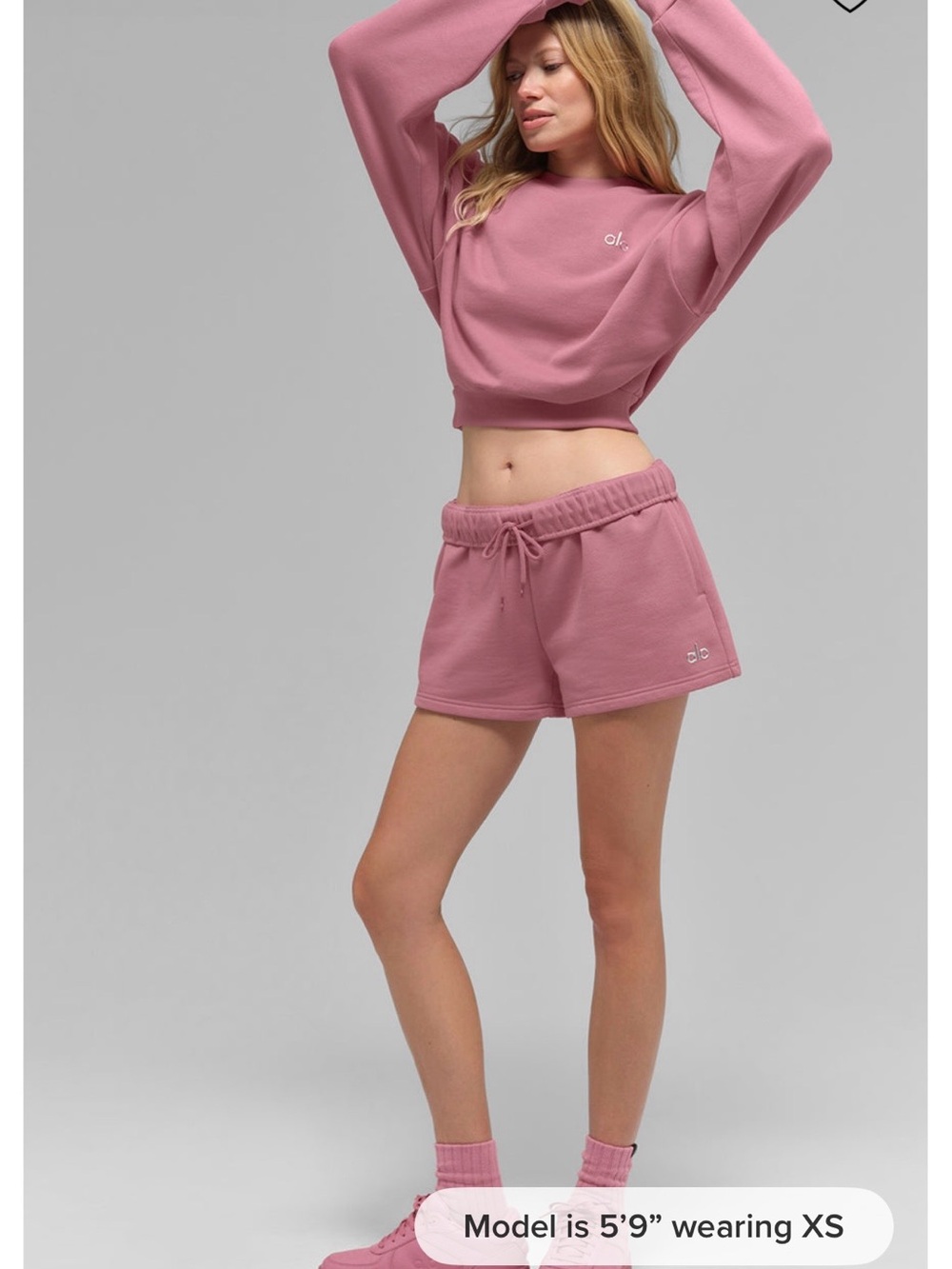 ALO Accolade Shorts - Pink Wild Rose - Picture 3 of 7